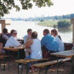 Dresden terrasje aan de Elbe